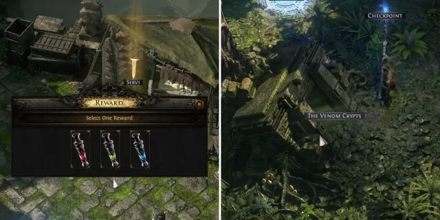 تصویر راهنمای کوئست The Slithering Dead Quest در Path of Exile 2 