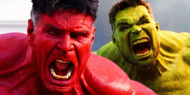 تصویر 10 تفاوت بزرگ بین هالک (Hulk) و هالک قرمز (Red Hulk) در MCU