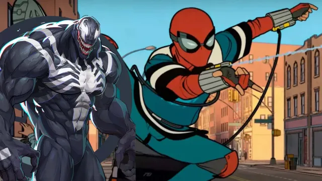 تصویر سرنخ های Venom در سراسر Your Friendly Neighborhood Spider-Man
