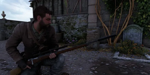 تصویر صدا خفه کن برای تک تیرانداز در Sniper Elite : Resistance