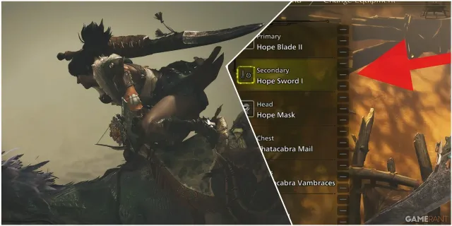 تصویر حمل دو اسلحه و تعویض سریع در Monster Hunter Wilds