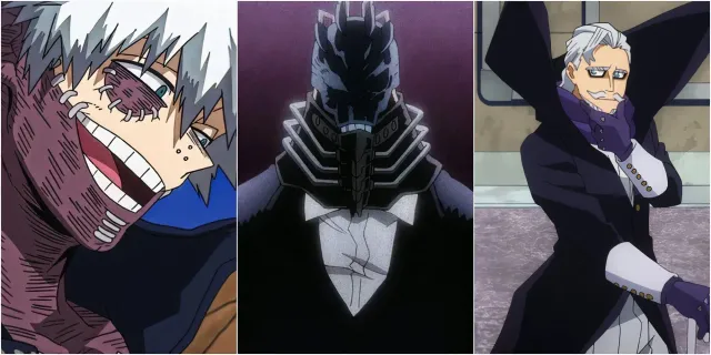 تصویر رتبه‌بندی شروران اصلی My Hero Academia بر اساس طراحی