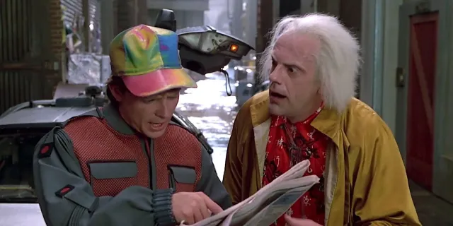 تصویر Back To The Future طرح اصلی قسمت دوم بزرگترین انتقاد دنباله 1989 را برطرف می کرد