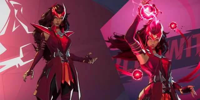 تصویر نحوه بازی در نقش جادوگر اسکارلت Scarlet Witch در Marvel Rivals