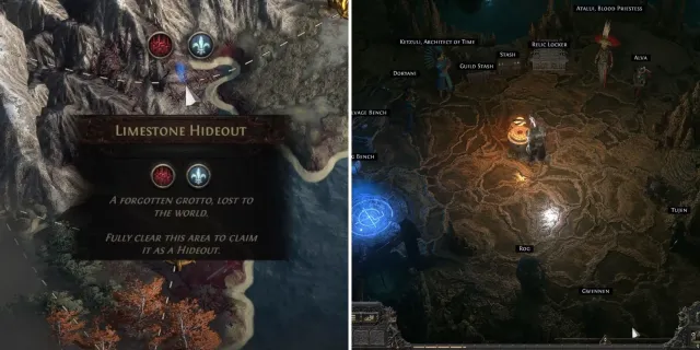 تصویر Path of Exile 2: چگونه قفل مخفیگاه را باز کنیم