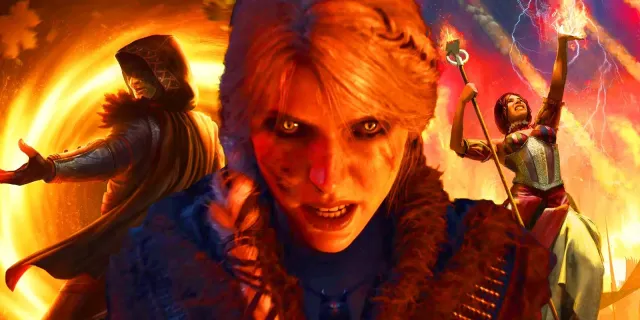 تصویر Ciri در The Witcher 4 چگونه می تواند از جادو استفاده کند؟