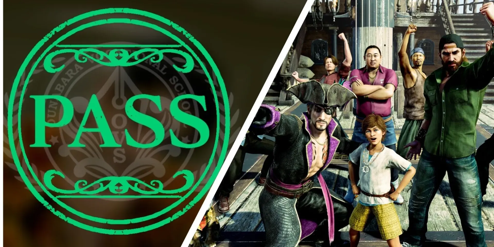 تقلب Japanese Underworld در Like a Dragon: Pirate Yakuza