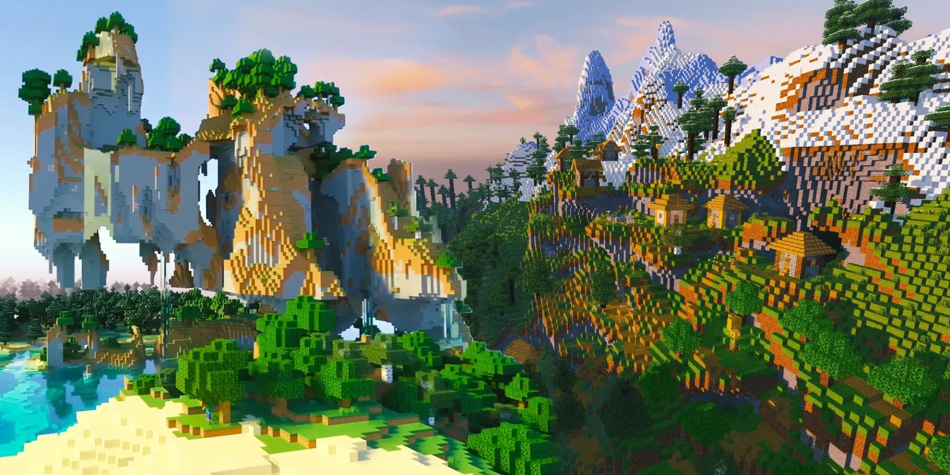 16 بهترین دانه (Seed) برای بقا در بازی Minecraft