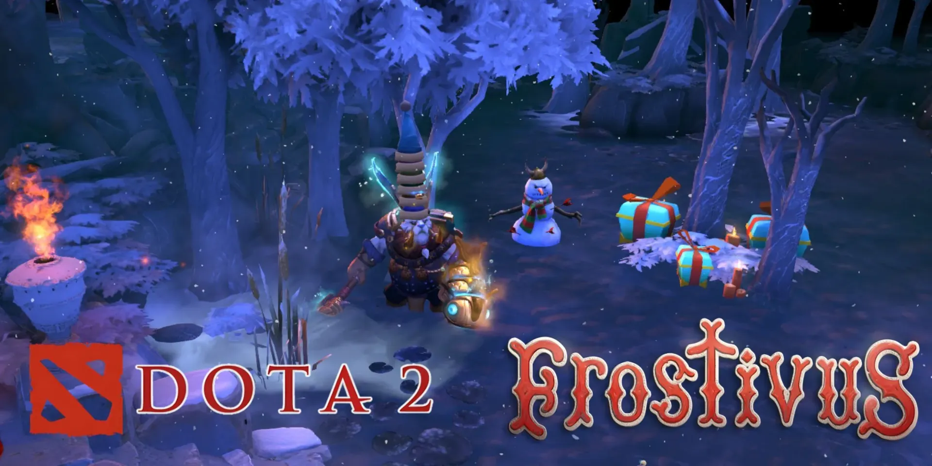 در Dota 2 چگونه قفل Frostivus Rewards را باز بکنیم