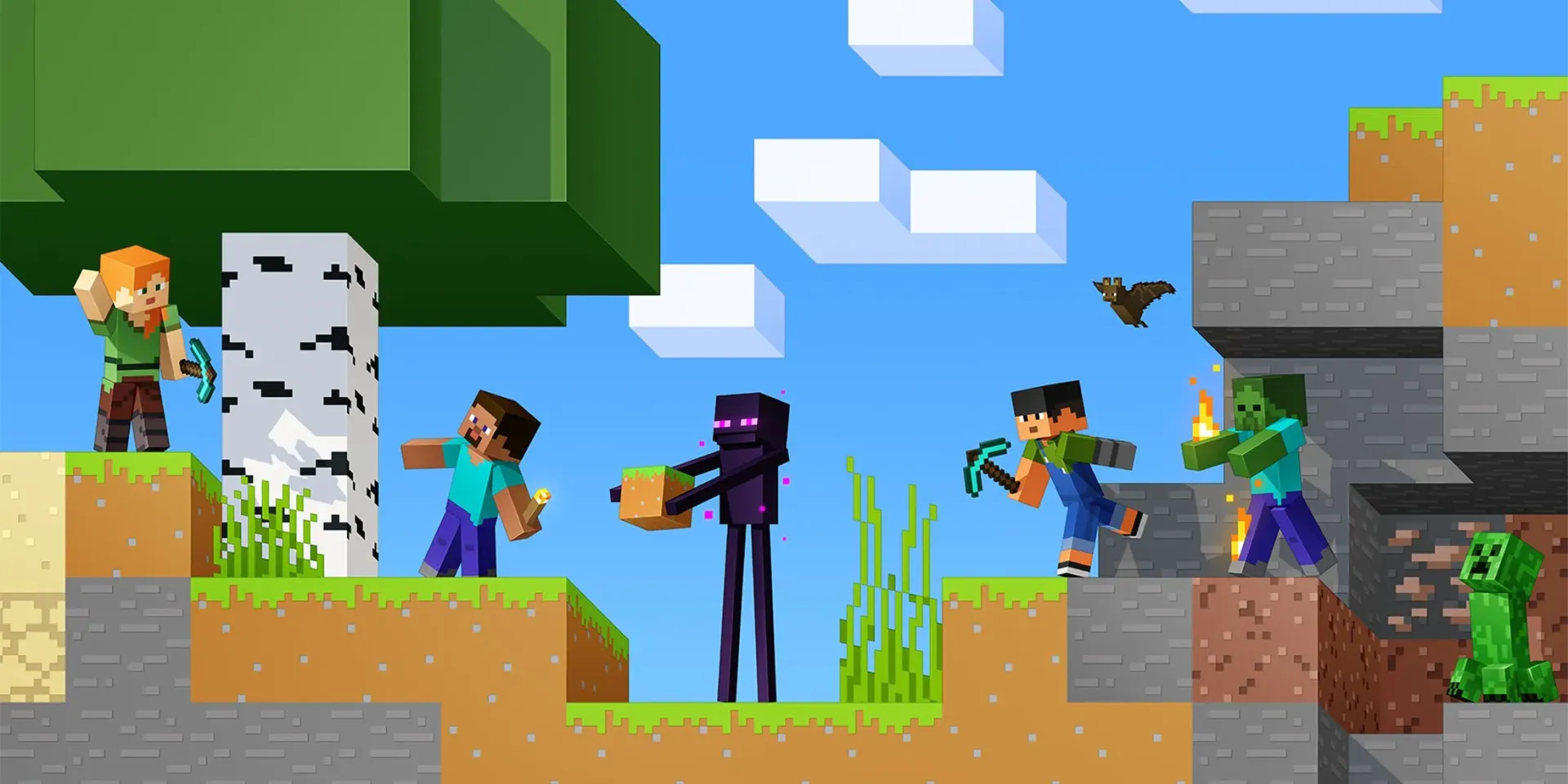 بازیکن Minecraft دهکده چشمگیر Mesa را می سازد