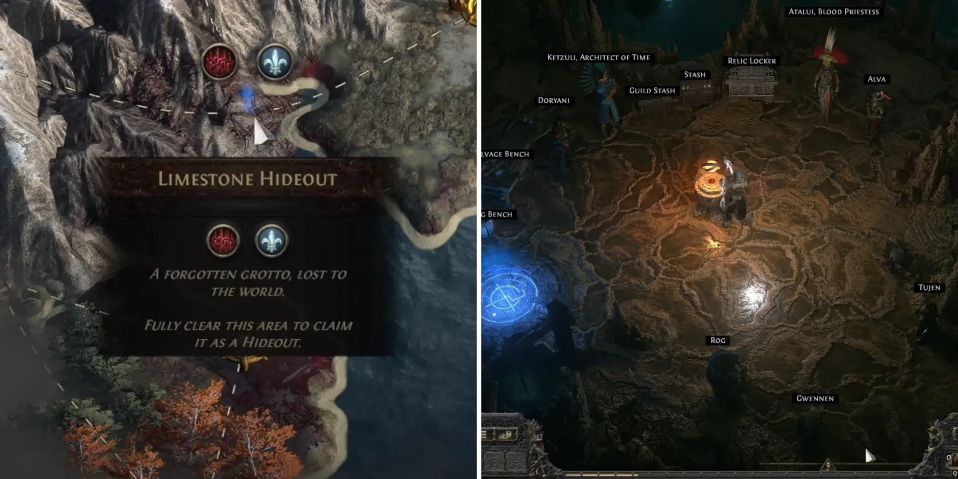Path of Exile 2: چگونه قفل مخفیگاه را باز کنیم