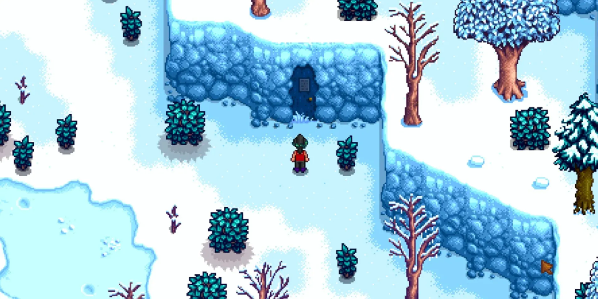 بازیکن Stardew Valley مزرعه جنگلی دنج را به نمایش می گذارد