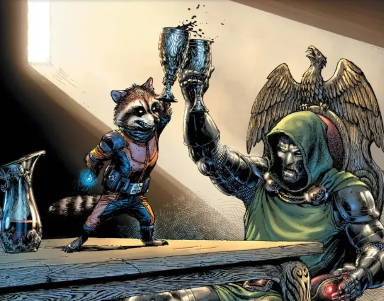 نقد و بررسی کمیک مارول : Doctor Doom & Rocket Raccoon #1