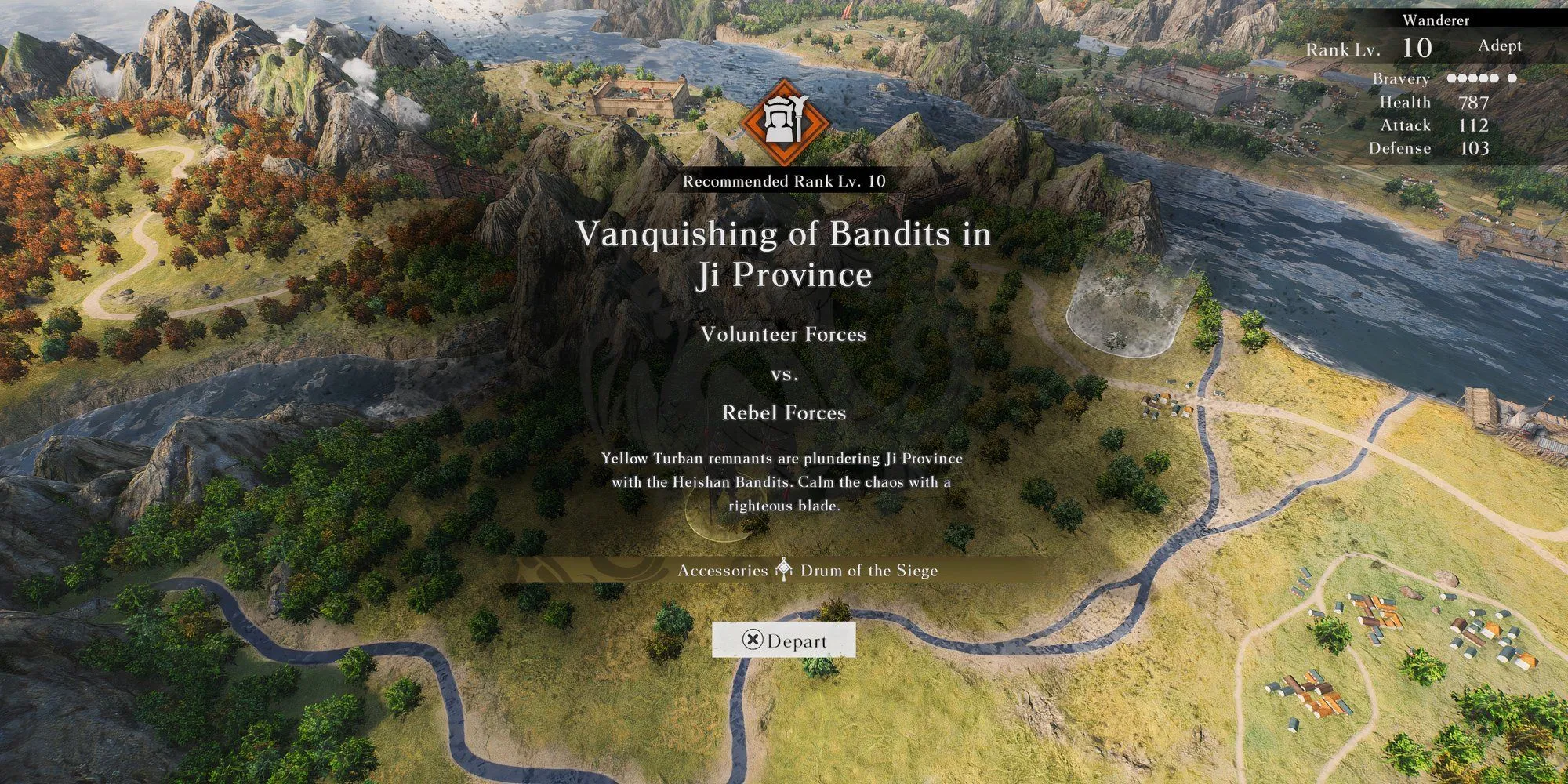 Fanquishing Of Bandits In Ji Province نشانگر جستجو در Dynasty Warriors Origins