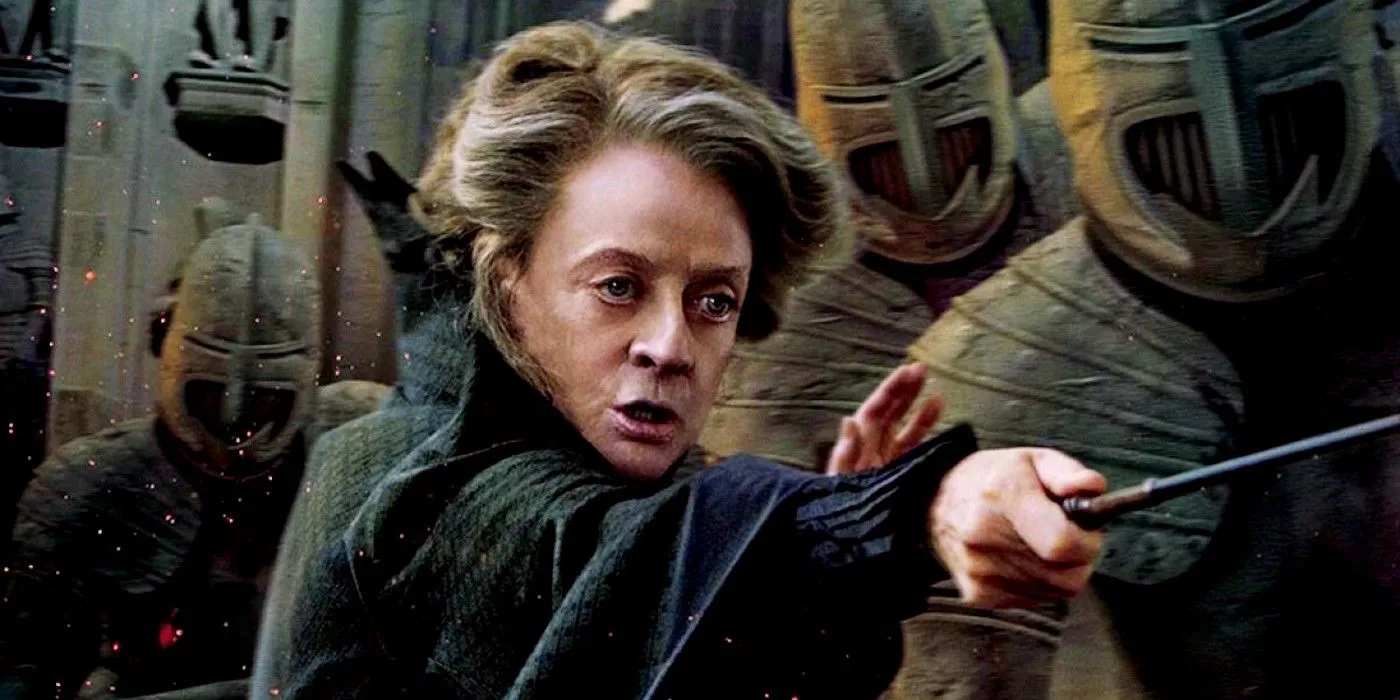 minerva mcgonagall بازیگران طلسم در نبرد هاگوارتز