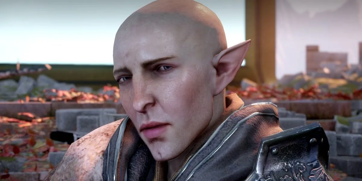 نمایه جانبی Solas را در بازی Dragon Age Inquisition نشان می‌دهد.