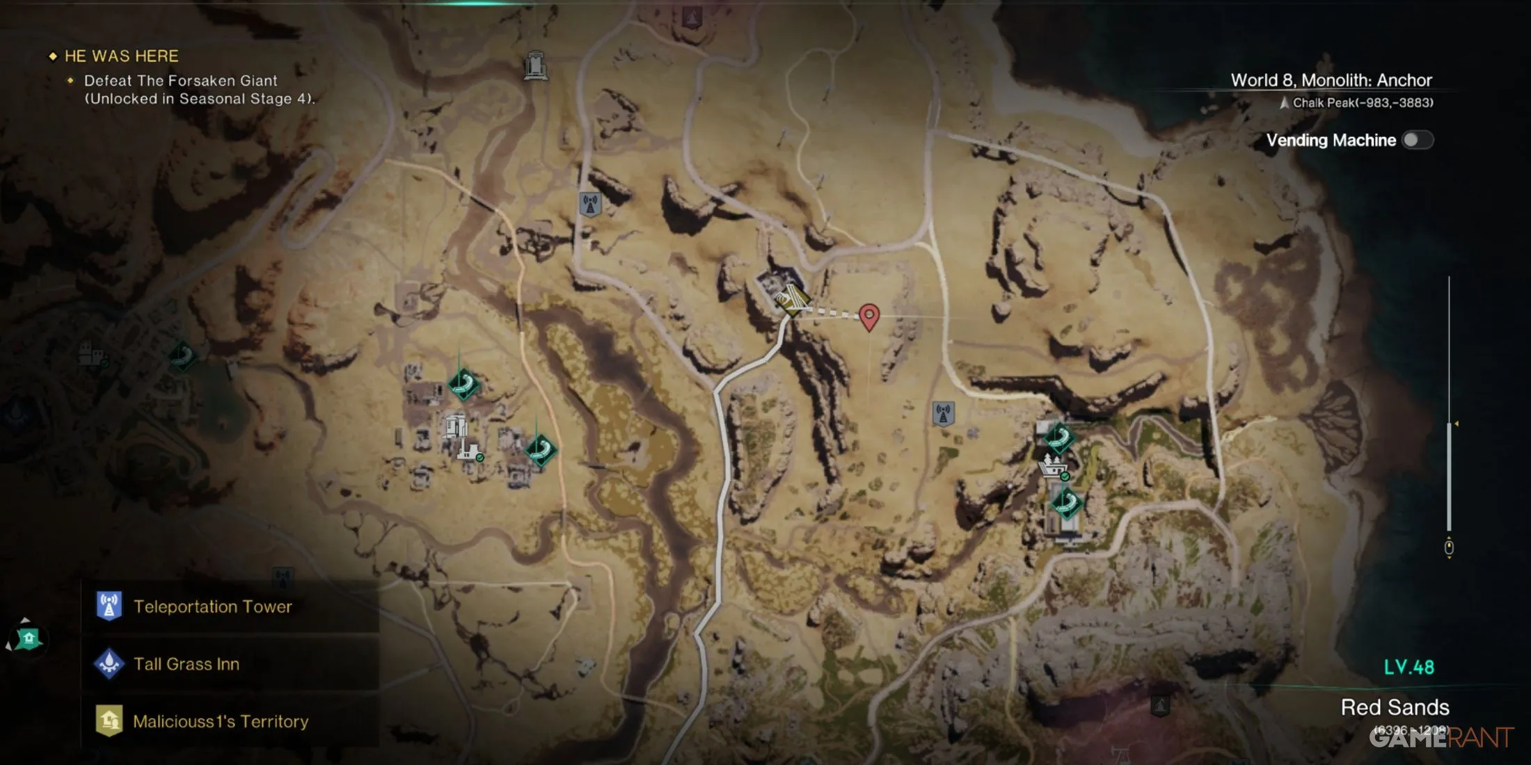 Red Sands Is A Good Hunting Location In Once Human