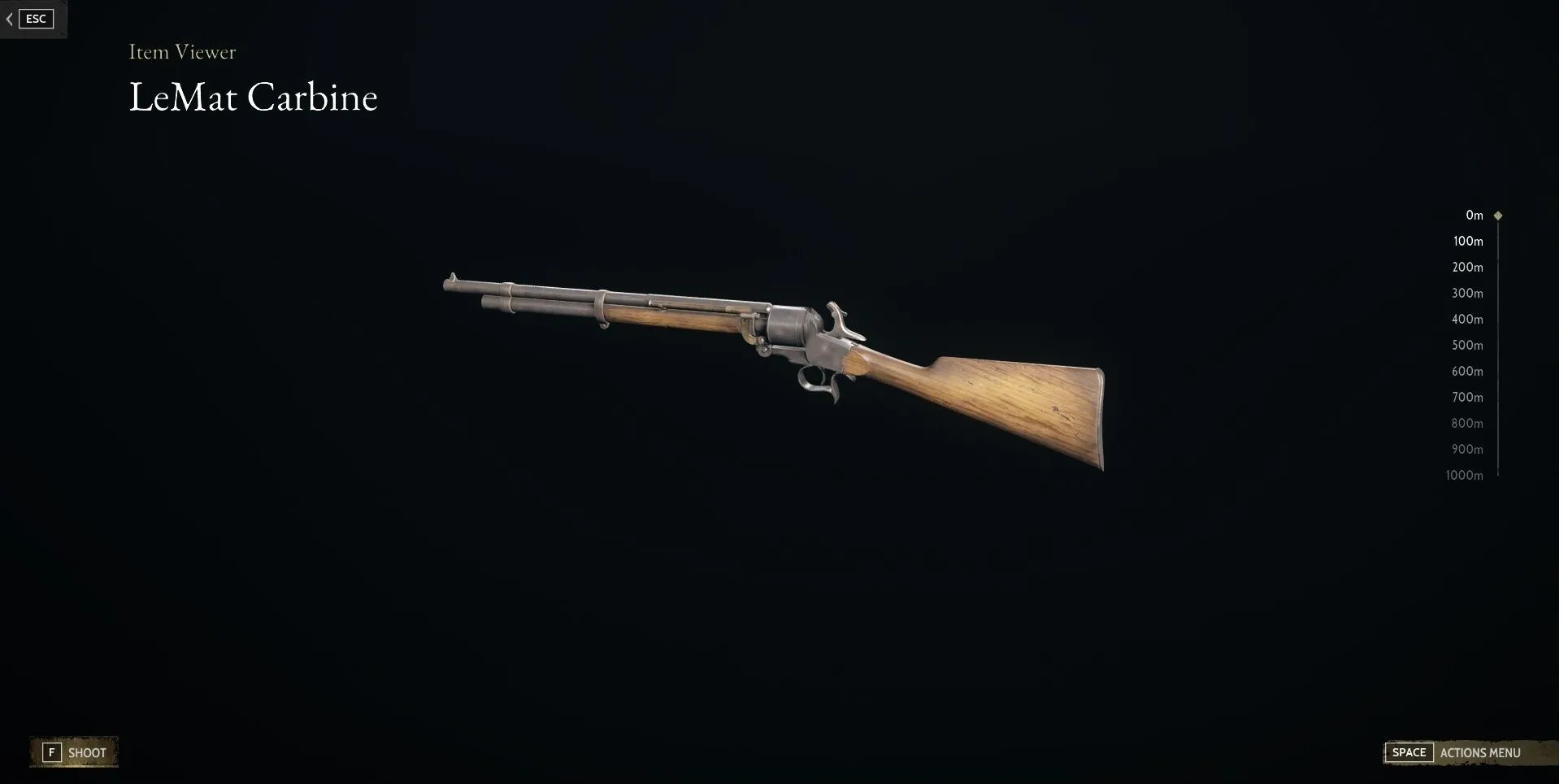 lemat carbine 3D view model