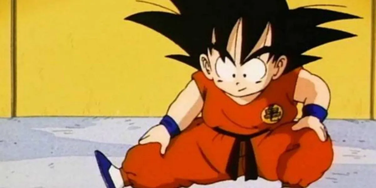 Kid Goku at the World Martial Arts Tournament in Dragon Ball