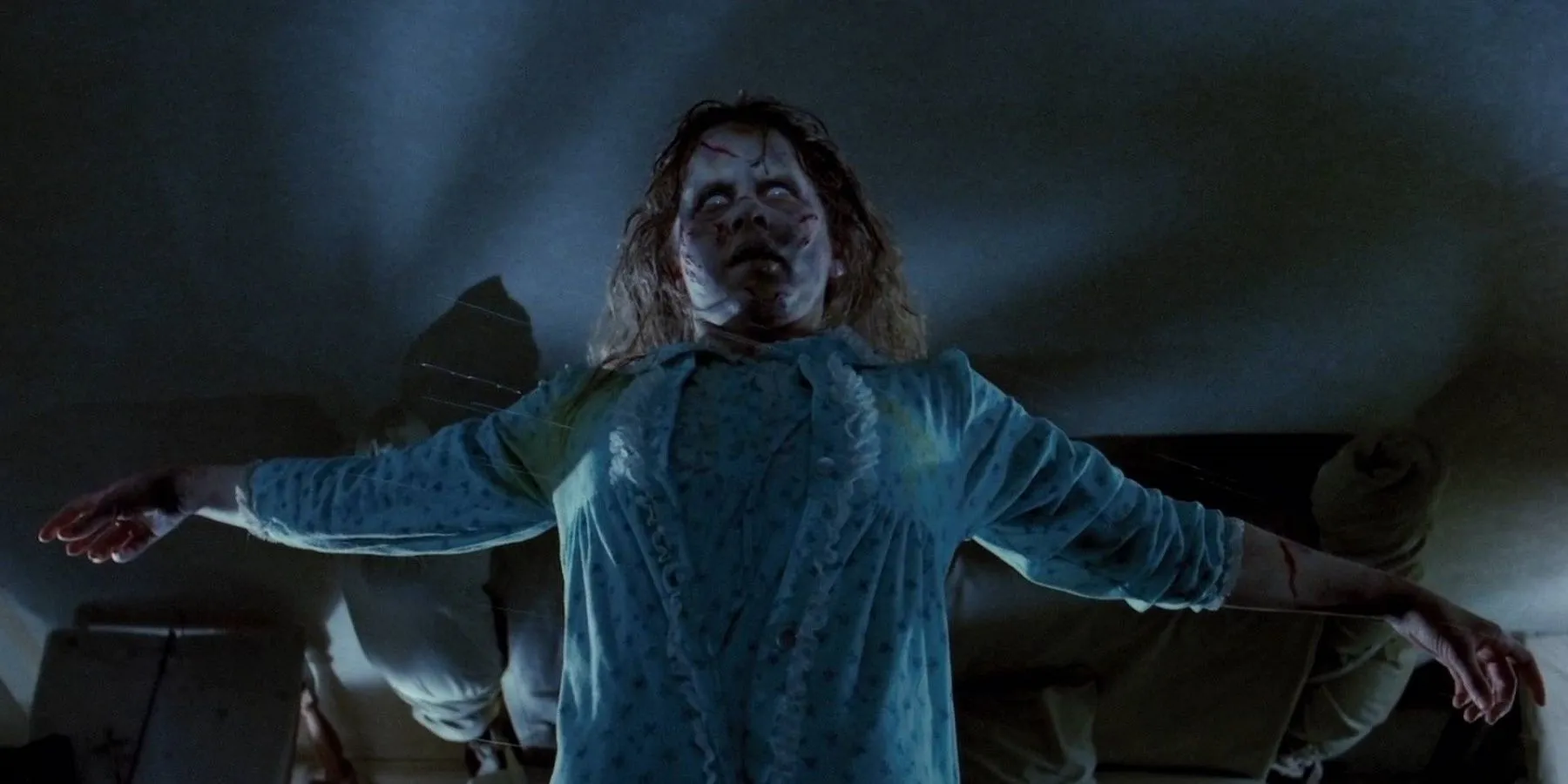 Possessed Regan (Linda Blair) in The Exorcist